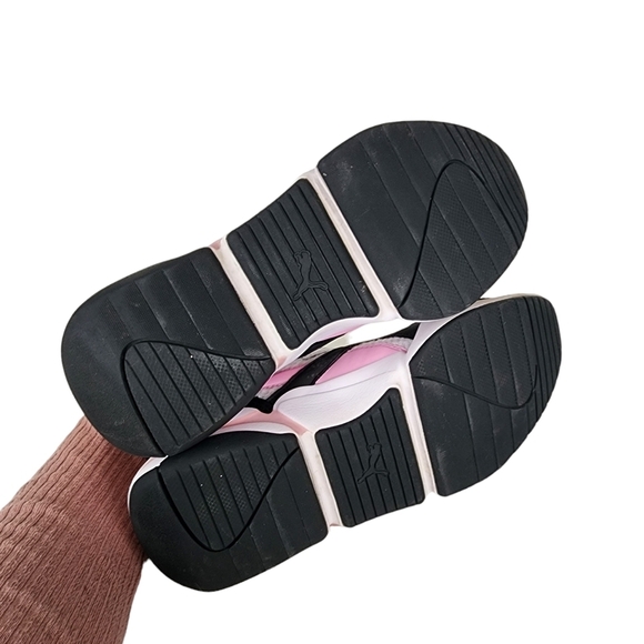 Puma Nova Women's sneakers shoes 90'S style white pink black Size 7 - Picture 7 of 9